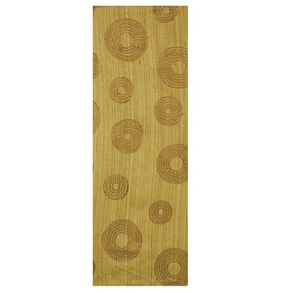 Serenity 13 x 36 in. Runner&#44; Amber Gold