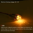 thumbnail image 5 of Uxcell E10 Warm Yellow Light 1.5V Mini Incandescent Bulbs with Box 15 Pcs, 5 of 6
