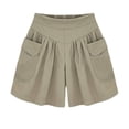 thumbnail image 1 of Pantalones cortos de pierna ancha de mm de talla grande para mujer de verano y Europa y América, pantalones cortos de mujer de 200 kg, pantalones cortos a juego, falda, pantalones de verano, 1 of 5