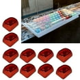thumbnail image 5 of 10Pcs Transparents Blank Keycap Set 1.25U MOA Profile Crystal Translucents Keycaps for Mechanical Keyboards, 5 of 10