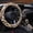 Beige, variant on 3Pcs /Set Leopard Fluff Plush Steering Wheel Cover Winter Car Accessories