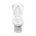 thumbnail image 4 of Sheffield Dual Flush Toilet 2-Piece Elongated Bathroom WaterSense Toilet 0.8 GPF/1.6 GPF in White w/Slow Close Seat Renovators Supply, 4 of 9