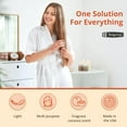 thumbnail image 3 of De La Cruz Fractionated Liquid Coconut Oil for Hair and Skin - Natural Moisturizer - 2 fl oz, 3 of 8