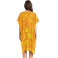 thumbnail image 2 of Beach Vacation Clothes Kimono Cardigan Loose Swimsuit Cover Up for Women Leaves Watermelon Starfish M, 2 of 6