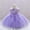 Purple, variant on Gyratedream Infant Toddler Girls Birthday Gown Princess Dress Baby Flower Embroidery Lace Bubble Dress