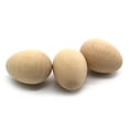 thumbnail image 4 of Huevo de Pascua de madera suave DIY de 10 piezas, huevos en blanco de madera con Manual para rellenos de cesta de manualidades DIY, adorno de, 4 of 9