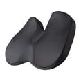 thumbnail image 1 of Office Chair Seat Cushion Memory Foam Coccyx Cushion for Computer Desk Chair Black, 1 of 8