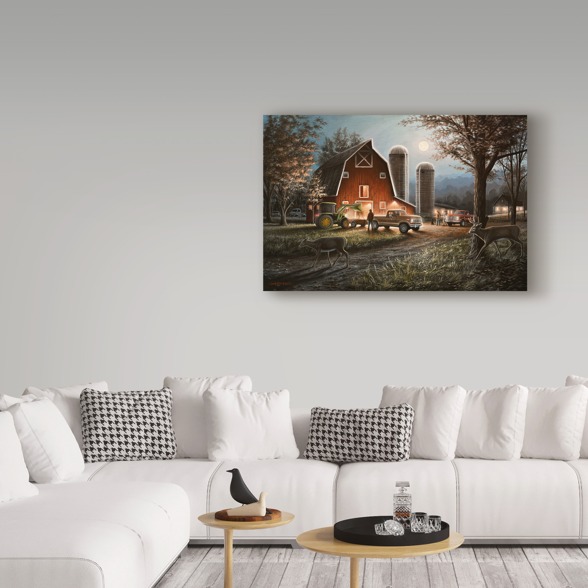 Trademark Fine Art 'October Nights' Canvas Art by Chuck Black