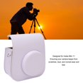 thumbnail image 3 of Camera Protective Case for Fuji, PU Leather Camera Carrying Bag with Adjustable Strap for Fuji InstaxMini 11 Camera, Mini Camera Cover with Pocket for Camping Travel, 3 of 8