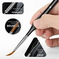 thumbnail image 5 of JWDX Pen ! 10Pcs Small Fine Tip Paintbrushes Micro Detail Paint Brush Set Triangular Grip Handles Art Brushes Perfect for Acrylic Watercolor Oil Craft Models Black, 5 of 9
