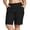 Black#13, variant on UVEASISHA Plus Size Summer Shorts for Women with Pockets High Waisted Stretch Bermuda Shorts Casual Daily Wear Khaki 3XL