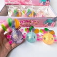 thumbnail image 4 of HuiXinOu Malt Syrup Goldfish Squish Toy Glitter Slow Rising Stress Relief Toy Random Color Soft Squeezable Fidget Toy For Adults And Kids, 4 of 5