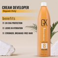 thumbnail image 4 of Global Keratin GK HAIR Professional Hair Creme 8 Volume Developer 33.8 Fl Oz for Hair Coloring Bleach - High-Performance Long Lasting Semi-Permanent Hair Color Toner Dye, 4 of 10