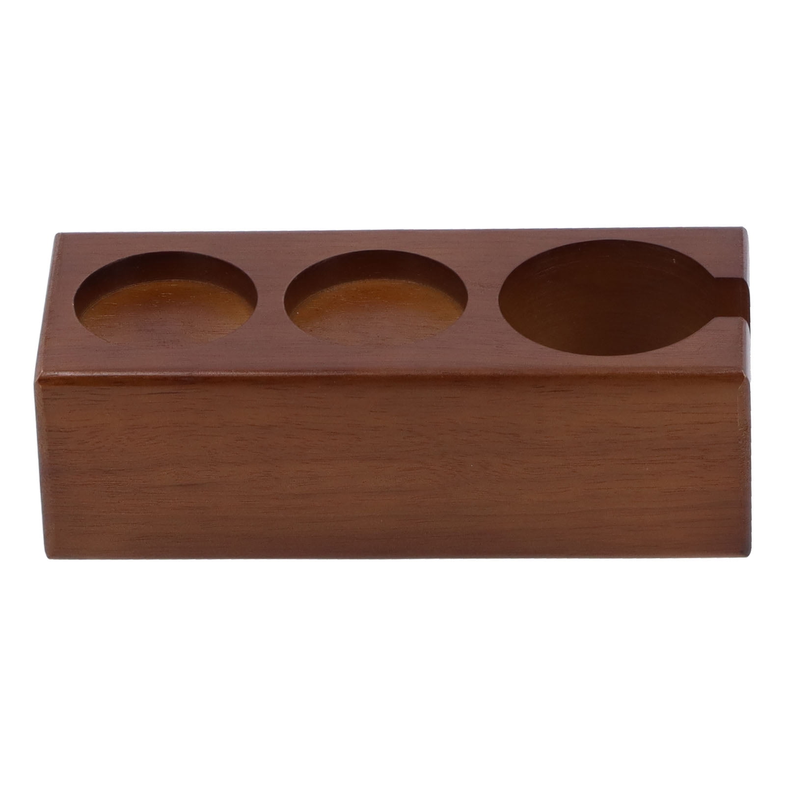 Portafilter Holder Wood Tamper Rack 3Holes Wood Coffee Tamper Holder