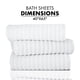 thumbnail image 5 of Toallas de baño clásicas turcas CTT Luxury de 3 piezas Jumbo, 5 of 9