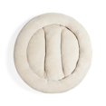 thumbnail image 4 of EveryYay Essentials Plush Bolster Round Dog Bed, 34" L X 34" W X 4" H, Large, Dark Gray, 4 of 5