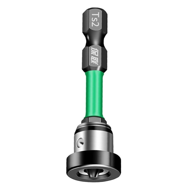 Punta de destornillador de posicionamiento, cabezal de , placa de yeso metálica, tornillo resistente para carpintería de 50 mm, vástago hexagonal,