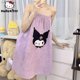 thumbnail image 2 of Sanrio Kuromi-Toalla de baño con estampado de dibujos animados, albornoz absorbente de agua para niñas dulces, estilo japonés, nueva falda de baño de tendencia linda, Y2k, 2 of 7