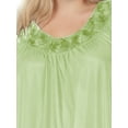 thumbnail image 5 of EZI Nightgowns for Women - Soft & Breathable Satin Night Gowns for Adult Women - Medium to Plus Size Womens Sleep Shirts - Knee-Length Nightgown, 5 of 7