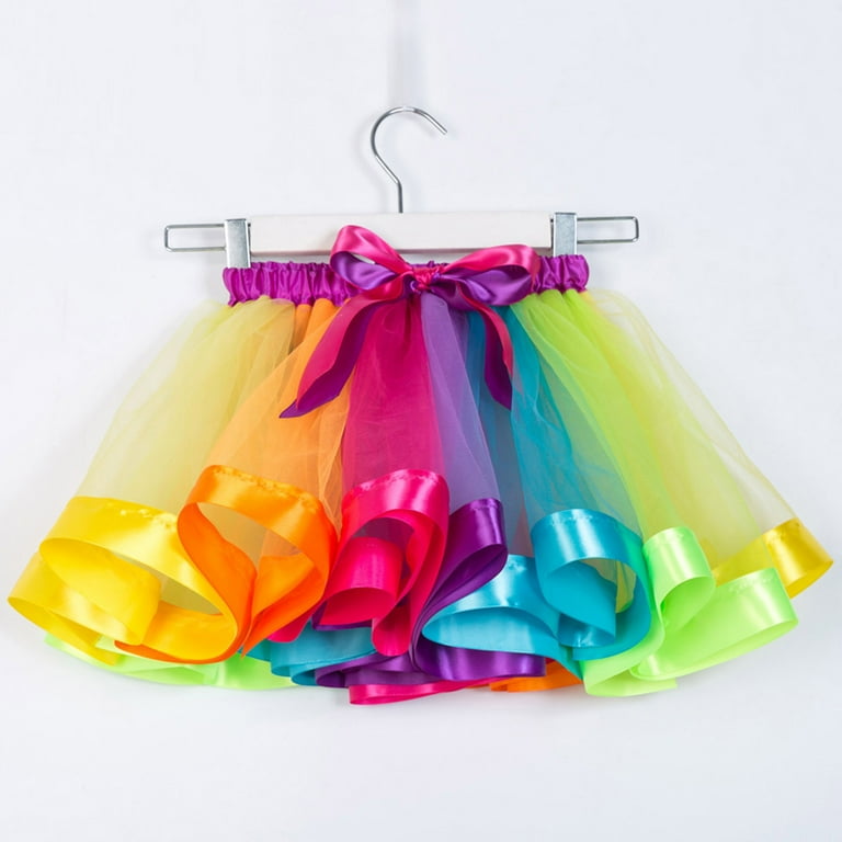 Cute rainbow skirts cheap