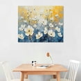 thumbnail image 2 of JRXY  Flower Canvas Wall Art White Flower Large Print Abstract Wall Decor Poster Abstract Art Paintings Colorful Graffiti Modern Artwork wall Decor for Living Room Bedroom Kitchen pattern2, 2 of 6