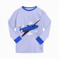thumbnail image 4 of HFHAPW Little Boy Girl Pajama Set Sleepwear Long Sleeve Pjs 2 Piece Jammies Fall Winter, 4 of 7