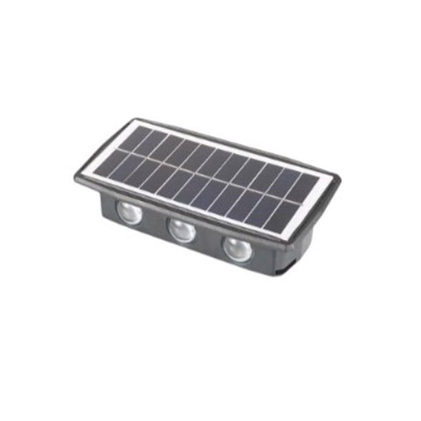 Lámpara Solar para jardín, iluminación para patio, linterna para exteriores, accesorios para el hogar de larga duración, decoración para Iluminación y accesorios 3000K/6 cabezas 20.6*9.7*6.1 cm Wosthever HA072832-02