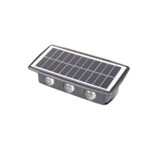 Lámpara Solar para jardín, iluminación para patio, farol para exteriores, accesorios para el hogar de larga duración, lámparas de carretera Iluminación y accesorios 3000K/6 cabezas 20.6*9.7*6.1 cm Billuyoard HA072832-02