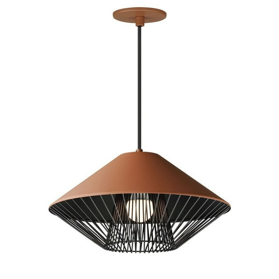 ET2 Lighting - Phoenix - 9W 1 LED Pendant-8.25 Inches Tall and 15.5 Inches