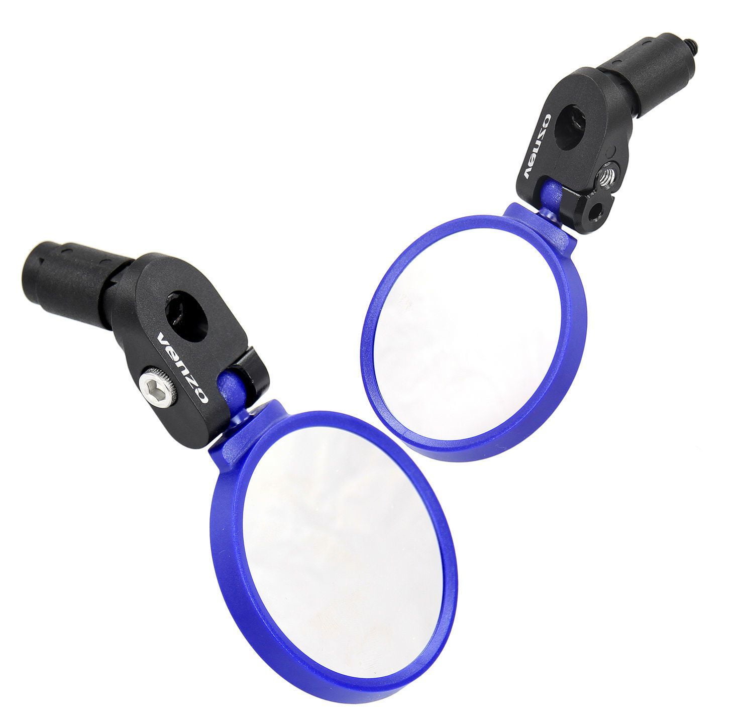 Venzo Bicycle Bike Handlebar Stainless Steel Cycling Mirror Walmart