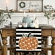 thumbnail image 5 of Camino de mesa de otoño con diseño de calabaza y cuadros de búfalo, decoración de mesa de comedor de cocina de temporada otoñal para decoración de fiesta en el hogar, 13 x 72 pulgadas, 5 of 5
