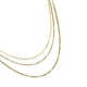 thumbnail image 2 of Collar cadena triple chapa de oro amarillo 18k, 2 of 4