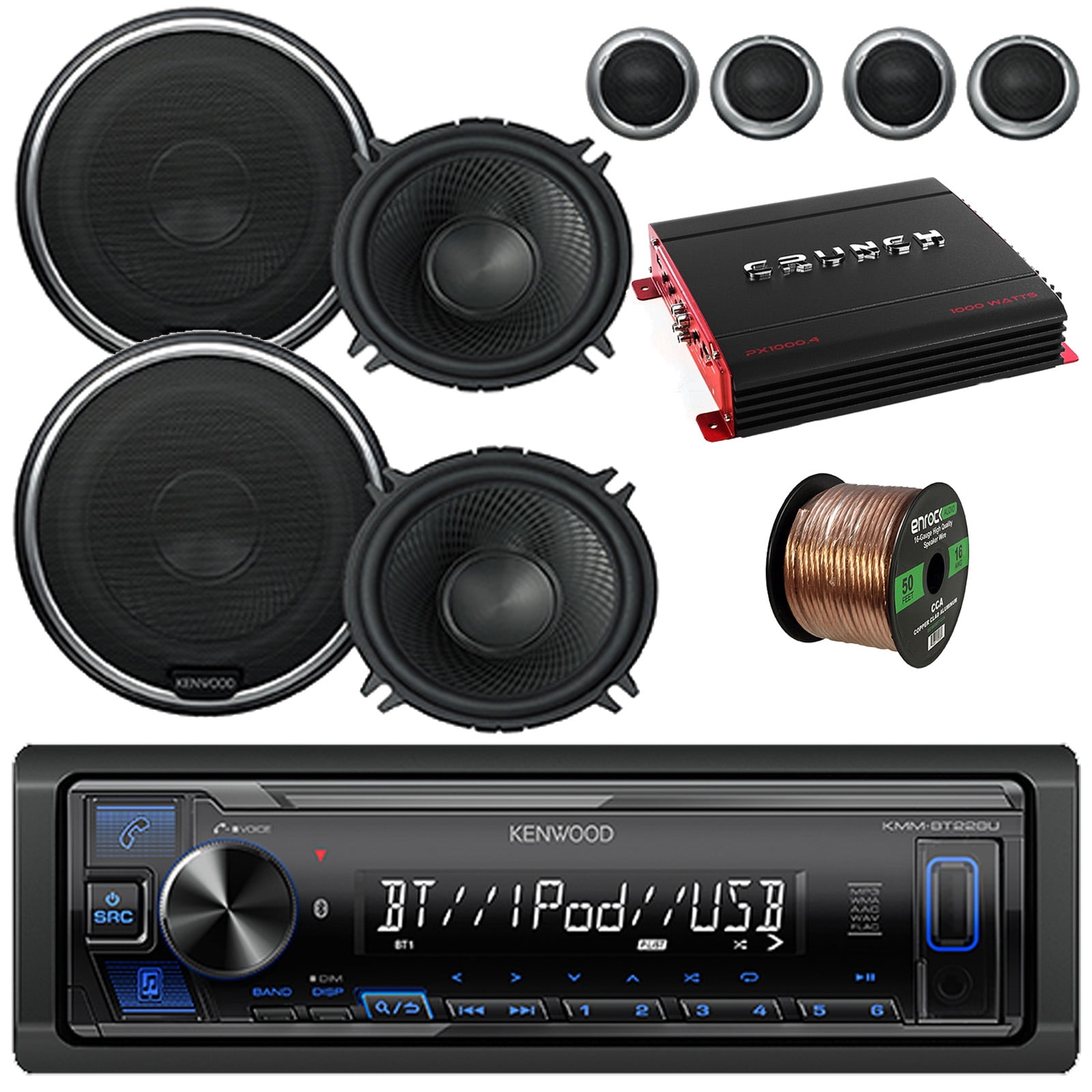 Kenwood Bluetooth USB AUX AM/FM Spotify Ready Stereo Digital Media