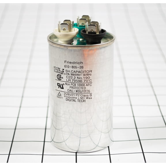 Appliance Factory Parts CAPACITOR TYPERAC P61080526