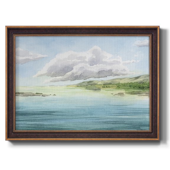 Clear Lagoon I Premium Framed Canvas- Ready to Hang