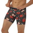 thumbnail image 2 of Mens Extended Length Boxer Briefs - Coffee Mug Cup Underwear Boxer Briefs with Elastic Band, 2 of 5