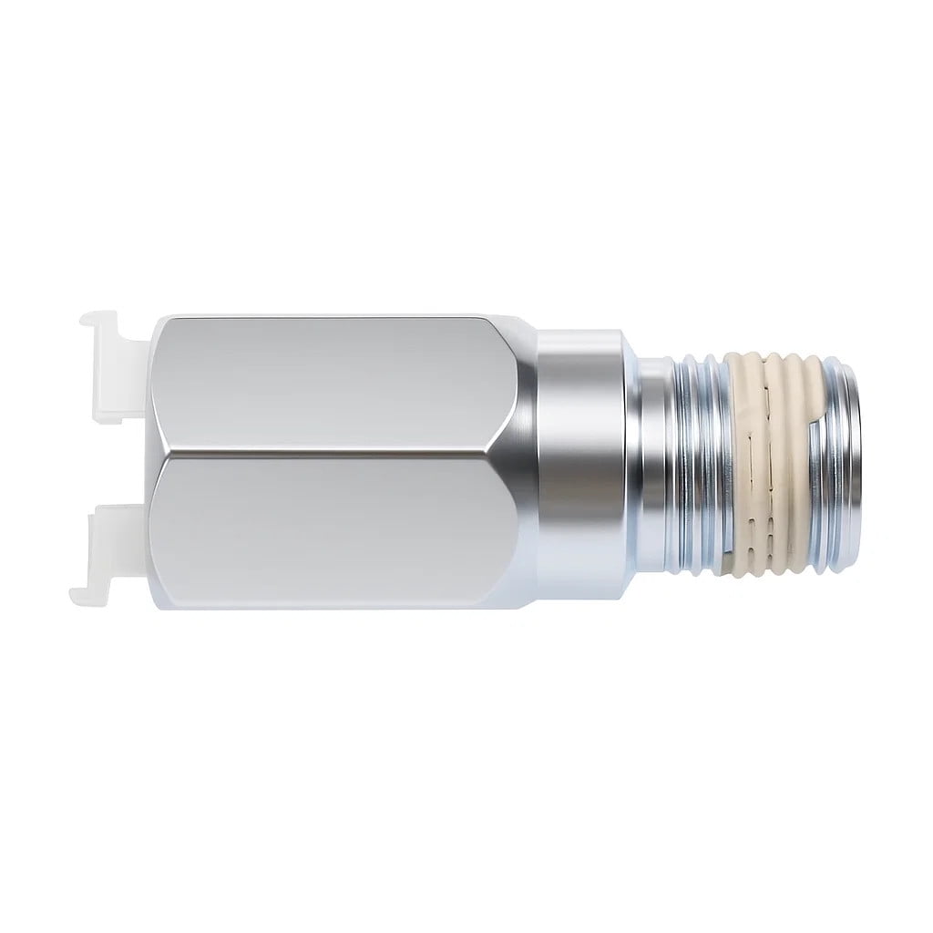 KarParts360 For Pontiac Grand Prix 1992 93 94 95 1996 Heater Hose Connectors | Steel Quick Disconnect End 1 | Male Thread End 2 | Straight Fitting Angle | 0.625Inches End 1 Outside Diameter | 1526520