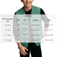 thumbnail image 3 of UKHCCC Boys Girls Utility Cargo Vest, Kids Zip Up Multi-Pocket V-Neck Sleeveless Jacket for Hiking, Travel and Outdoor Activities, Ages 5-13, 3 of 6