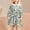 Green, variant on SERTG Girls' Cute Print Pointed Collar Dress Long Sleeve Fall Winter Princesse Skirt Outfit for Children 2-8 Years(Green,2 Years)