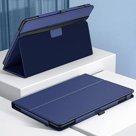 SaharaCase - Bi-Fold Folio Case for Amazon Fire HD 10 (2021) - Blue