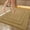 Khaki, variant on Machine Washable Absorbent Bath Mat, Soft, Non-Slip and Absorbent Bathroom Rugs Rubber Backing Floor Mat for Shower Tub Kitchen,Black
