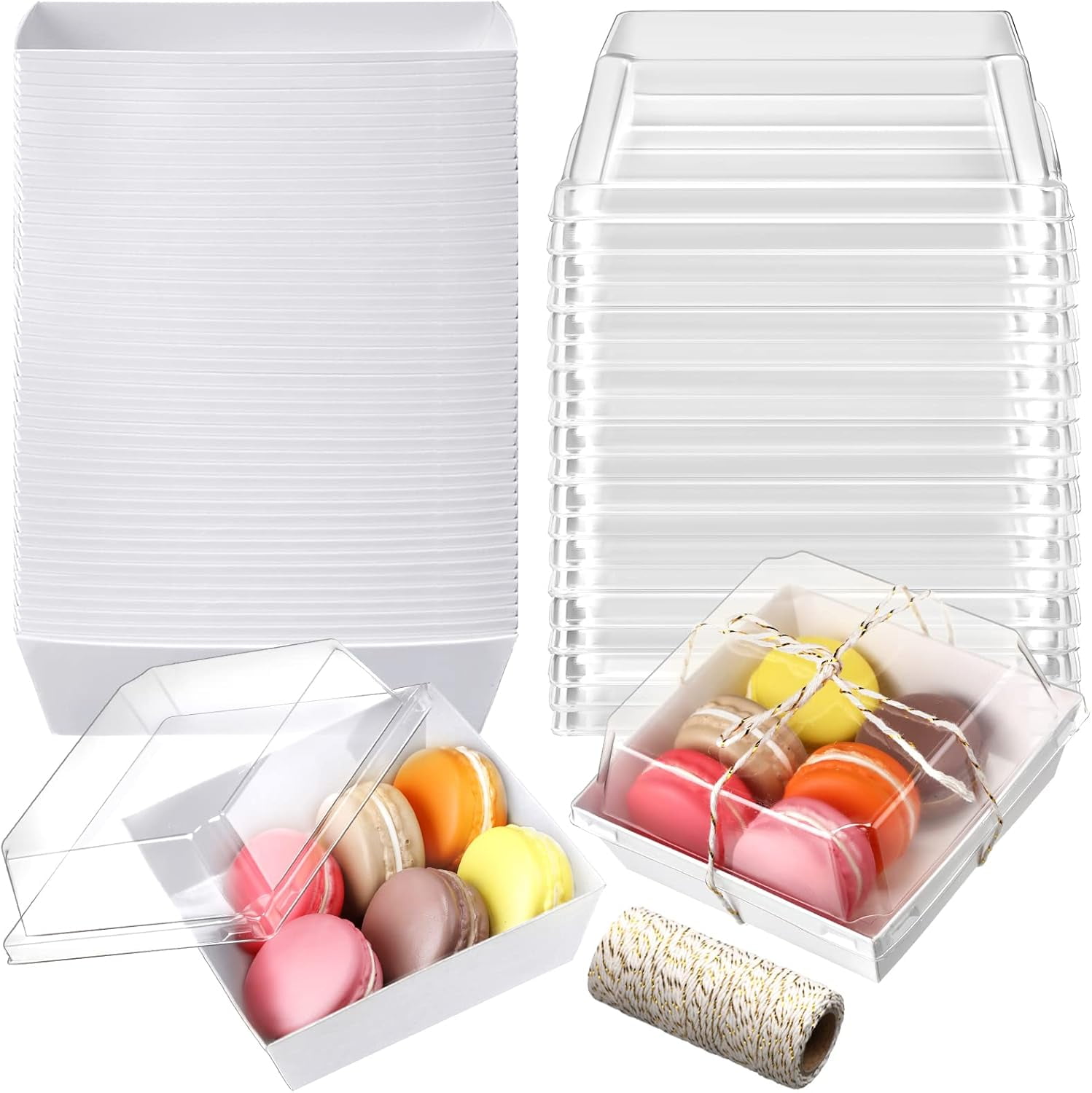 150 Pack Charcuterie Boxes With Clear Secure Lids, 4.7X4.7X2 - View #3