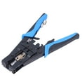 thumbnail image 1 of Multifunctional Compression Connector, Convenient Lock Coaxial Cable Crimper Pointed Blade Alloy Steel + Plastic Energy Saving  For RG59 Cables, 1 of 8