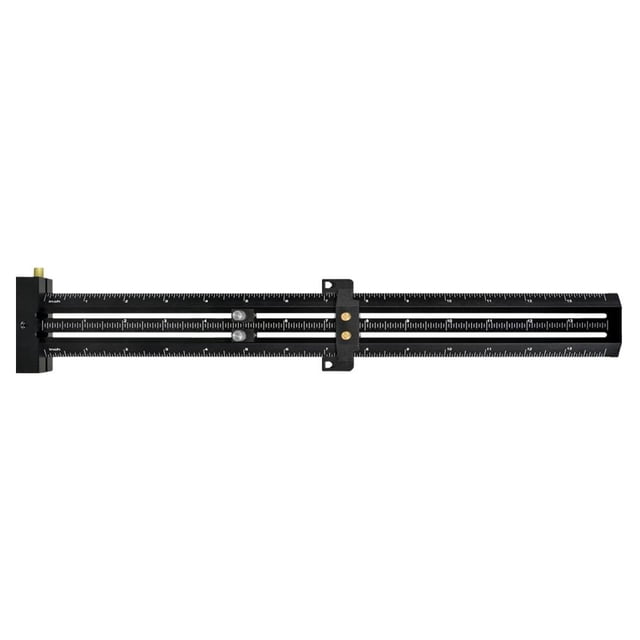 Precision Woodworking Scriber Marking Line Ruler, T-Type Aluminum Alloy Measuring Tool for Joinery, Carpenters, Layout, Green/Black, 6 Inch & 14 Inch Options