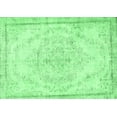 thumbnail image 1 of Ahgly Company Indoor Rectangle Persian Emerald Green Traditional Area Rugs, 2' x 4', 1 of 4
