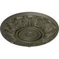 thumbnail image 3 of Ekena Millwork 13"OD x 1 3/8"P Whitman Ceiling Medallion (For Canopies up to 3 3/4"), Hand-Painted Witch Hazel, 3 of 5