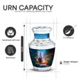 thumbnail image 2 of Yatskia Night Campfire Mini Cremation Burial Urns for Human Ashes Adult Men and Women, Little Memorial Keepsake Urn for Ashes Adult Male, (Tasty Pack of 1, 3 Inch), 2 of 8