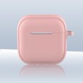 thumbnail image 2 of Funda Silicona para Con Llavero Y A Prueba Polvo AirPods 4 2024 () Rosa, 2 of 4