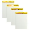 Post-it® Super Sticky Easel Pad, 25 in. x 30 in., White, 30 Sheets/Pad, 4 Pads/Pack