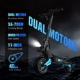 thumbnail image 2 of 6MSKS Patinete Eléctrico Z4, Motores Duales 48V1200W, 60km/h, Autonomía 70km, Neumáticos de Carretera 11", Para Commuting Scooter Eléctrico, 2 of 8